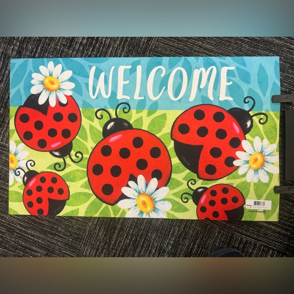 Unique and decorated Floor Mat. Gives good vibes while coming and going out.😁😁 - Picture 10 of 15